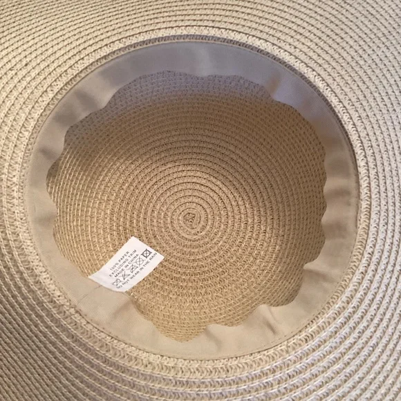 BRIDE Crème Floppy Bride Straw Sun Hat - Picture 5 of 6